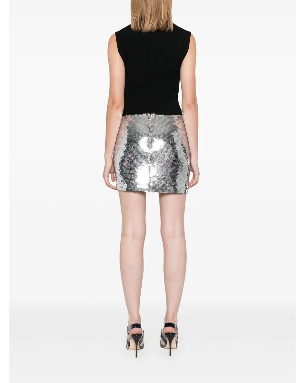 Monot Black Draped Minidress