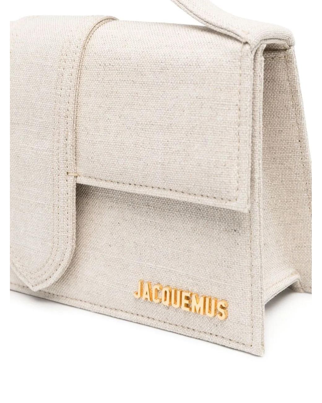 Jacquemus Natural Le Grand Bambino Leather Handbag