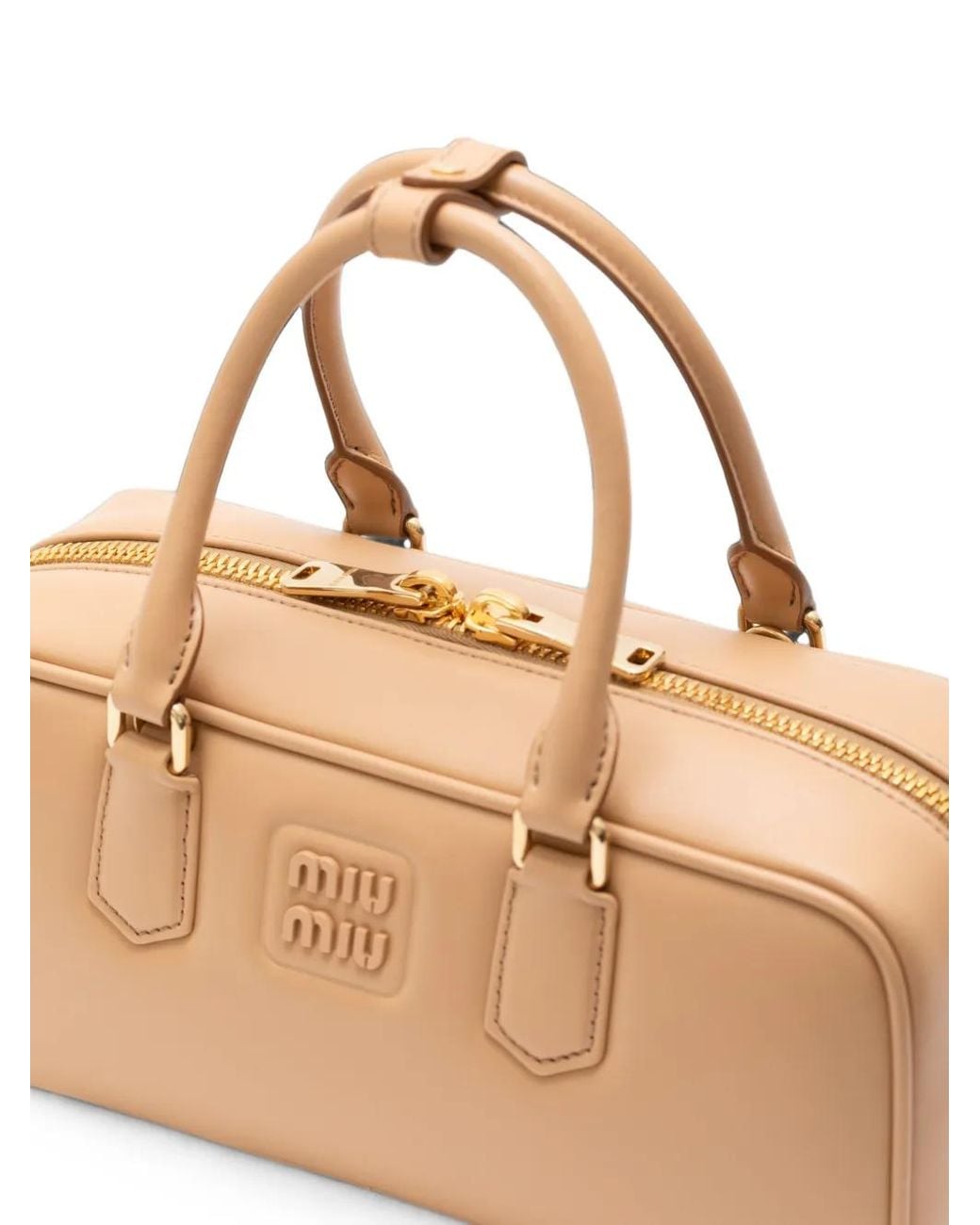 Miu Miu Natural Arcadie Tote Bag