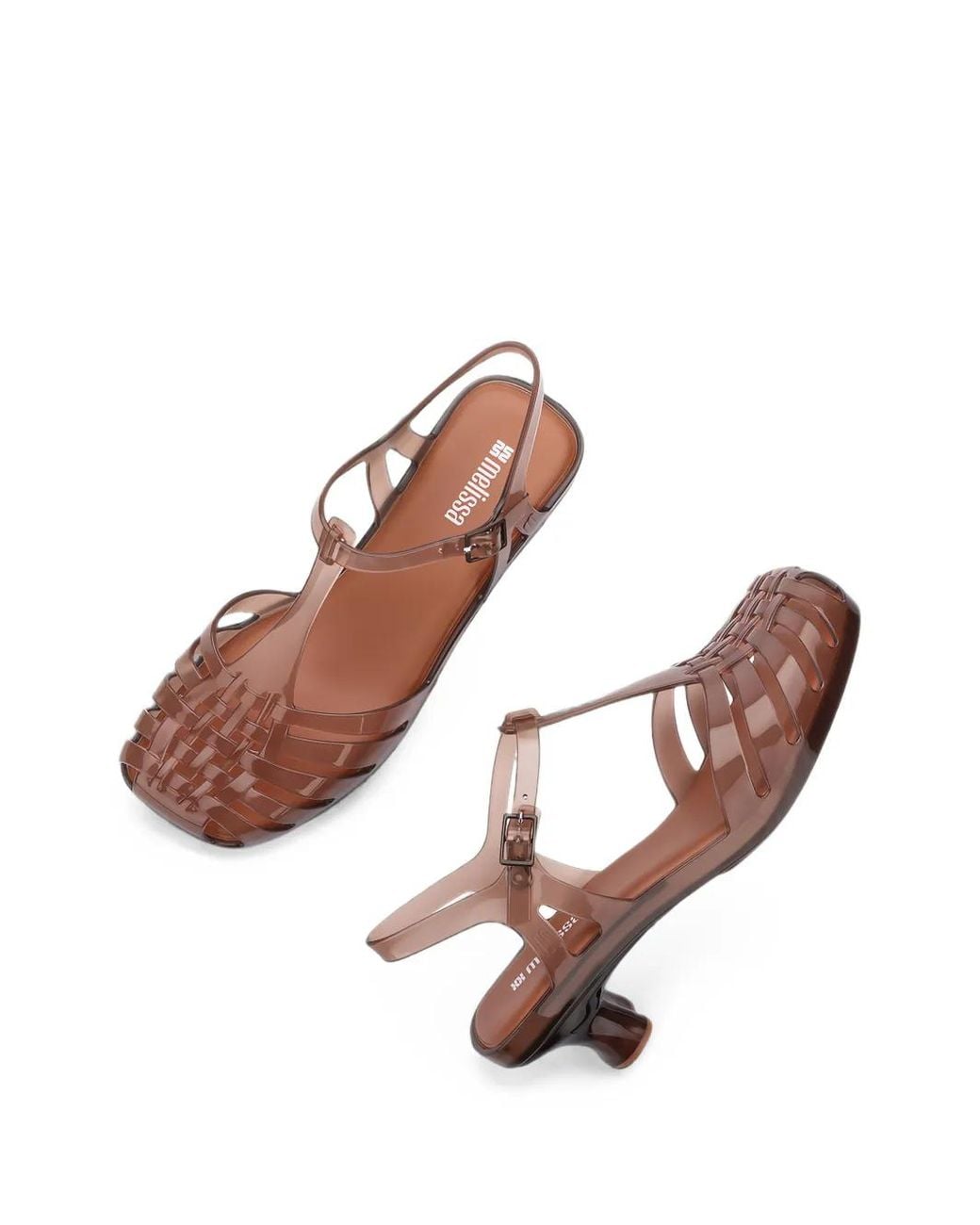 Melissa Pink Vixen Caged Sandals