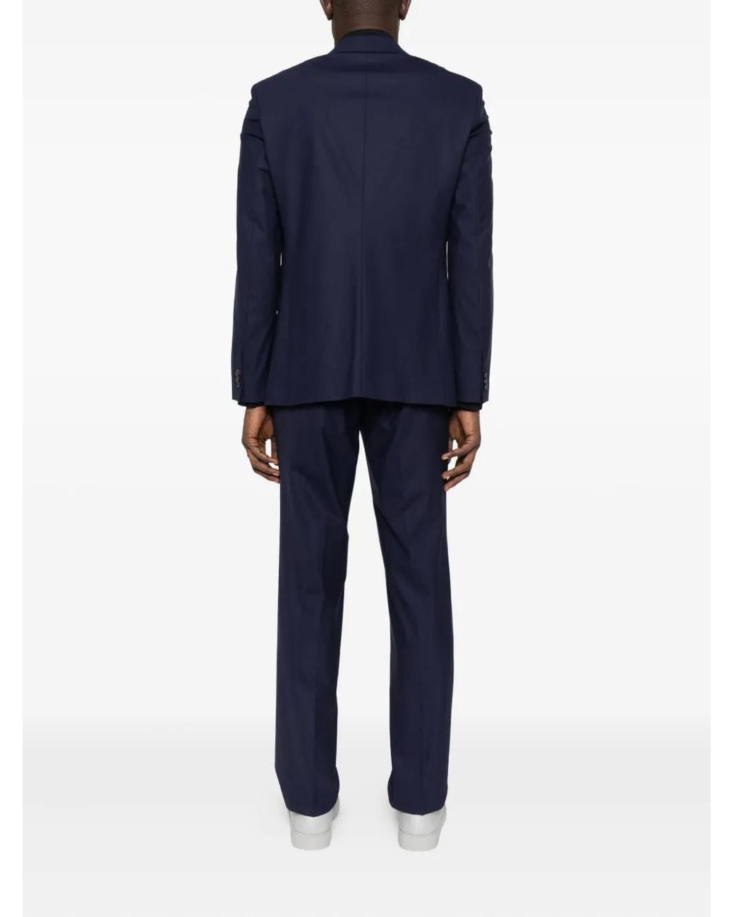 HUGO Blue Wool Suit for men