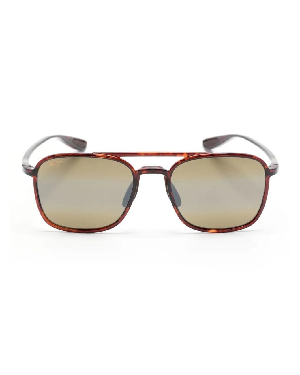 Maui Jim Brown Keokea Tortoiseshell Pilot Sunglasses