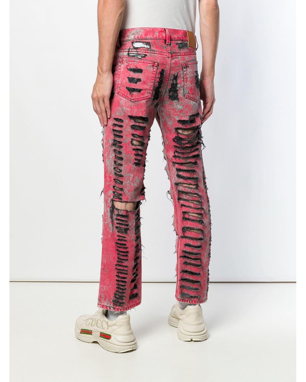 Ripped gucci jeans Clearance