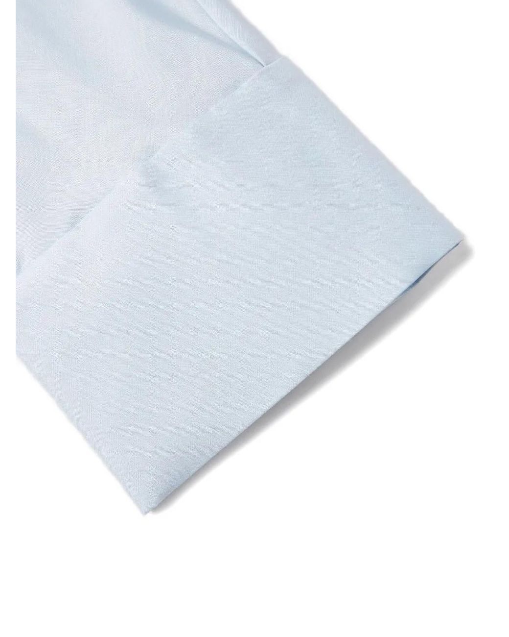 Shanghai Tang Blue Silk Blouse