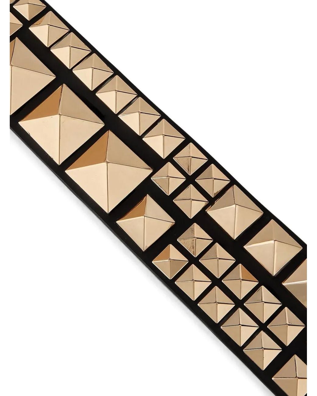 Kat Maconie White Sam Pyramid Stud-Embellished Belt