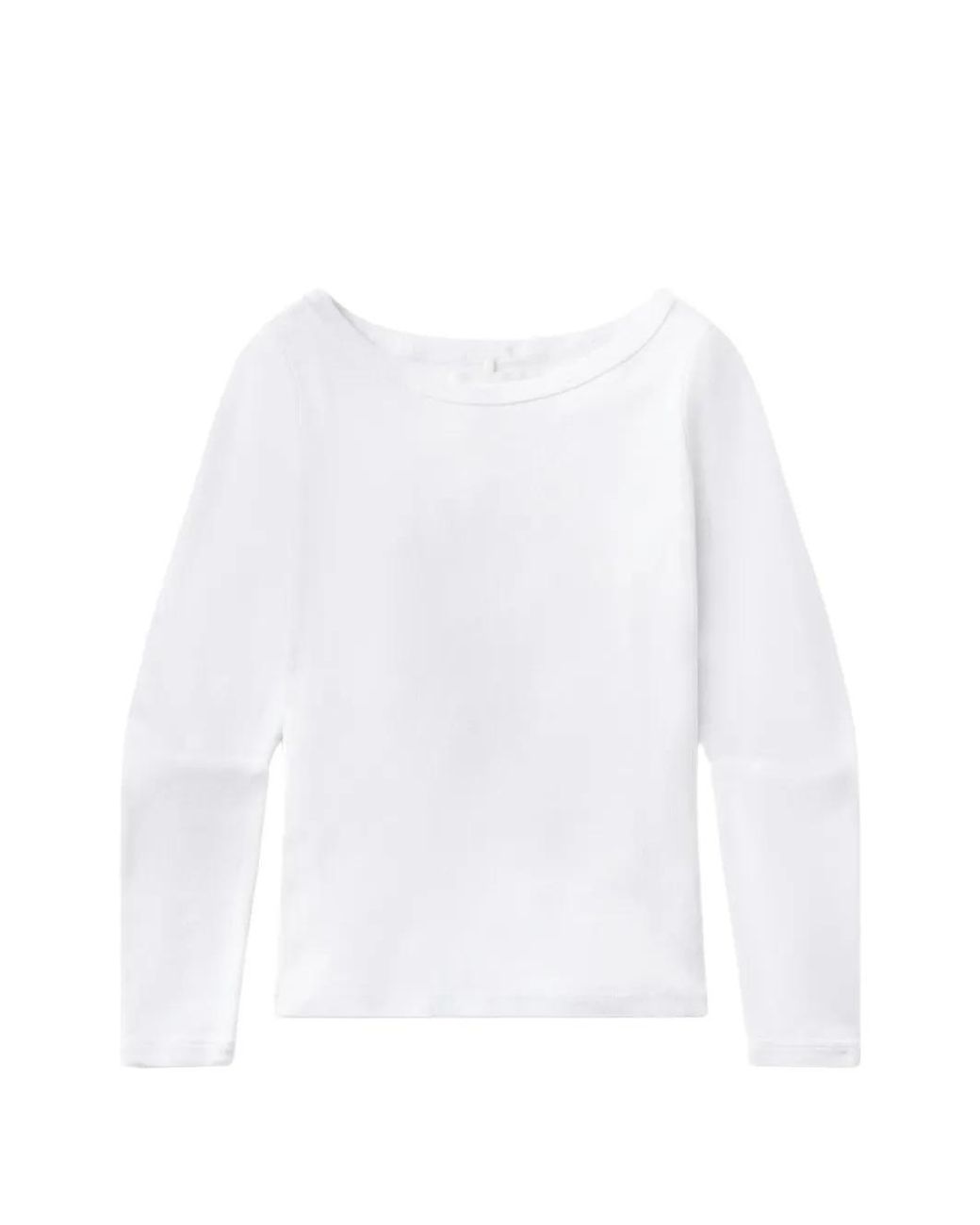 Citizens of Humanity White Long-Sleeve V-Neck T-Shirt