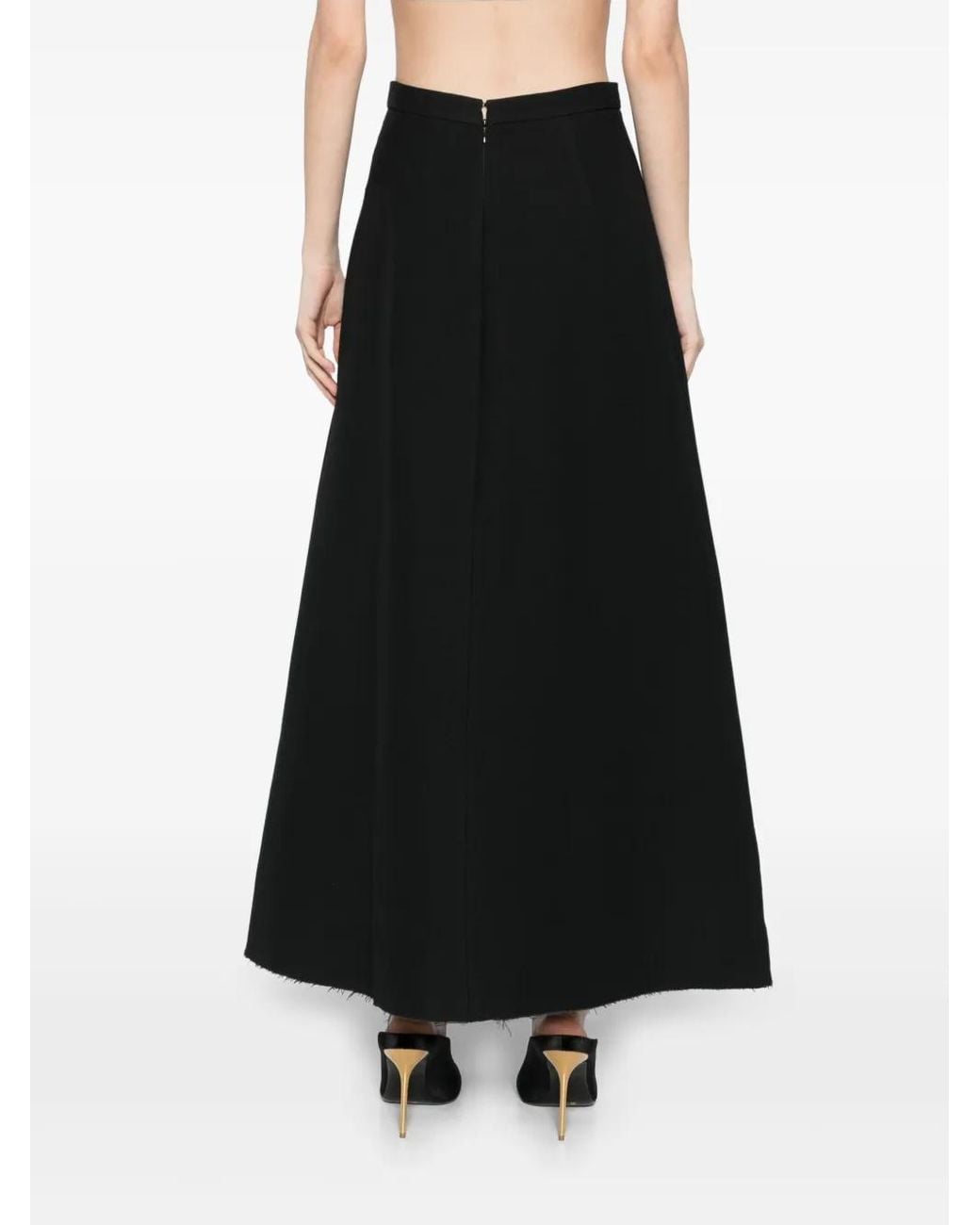 Gabriela Hearst Black Darrel Skirt