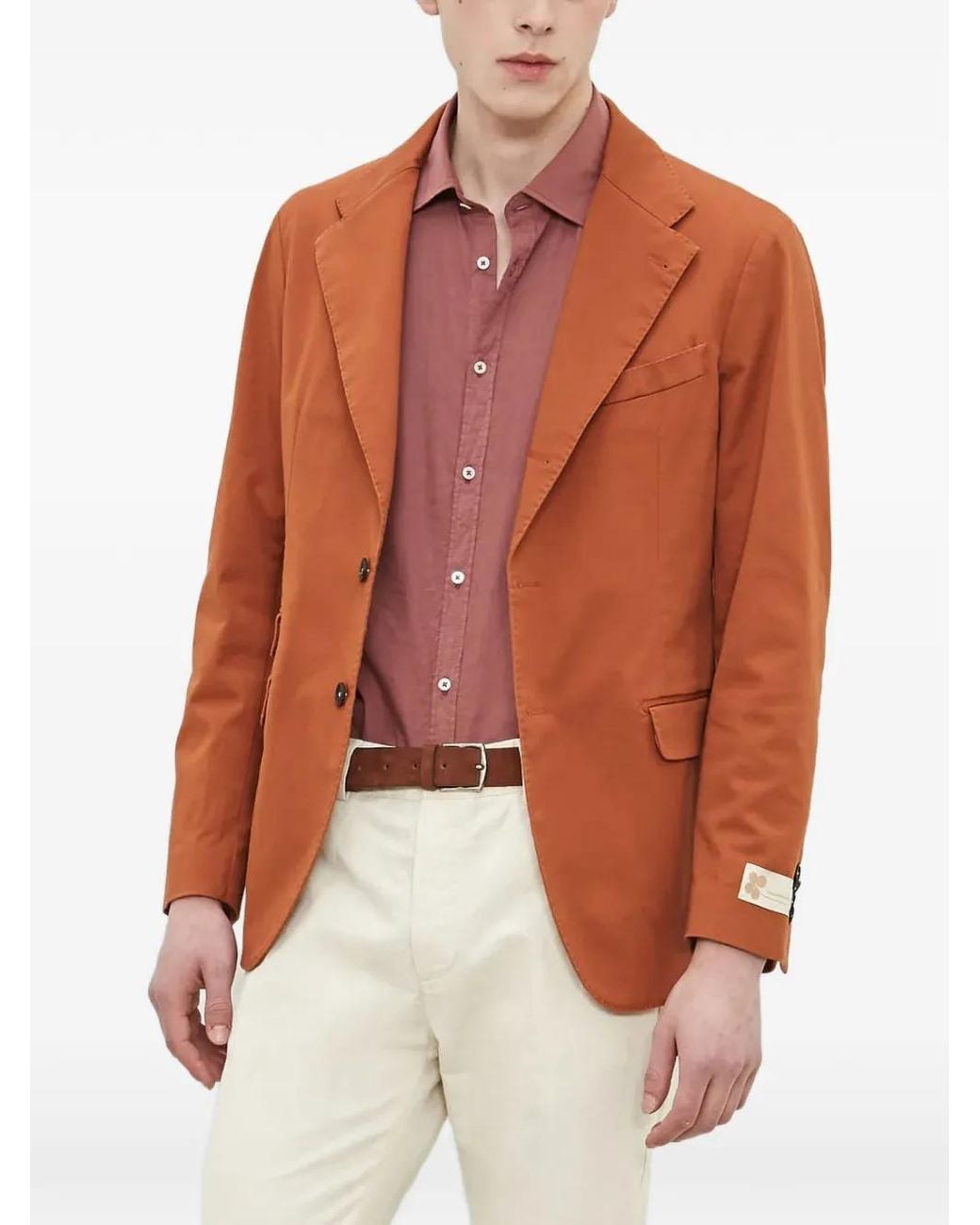 Blazer Catch2 Con Botones Massimo Alba de hombre de color Orange