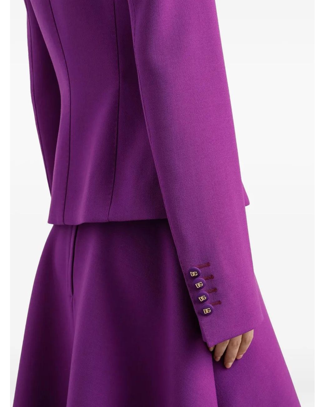 Dolce & Gabbana Purple 'Dolce' Blazer