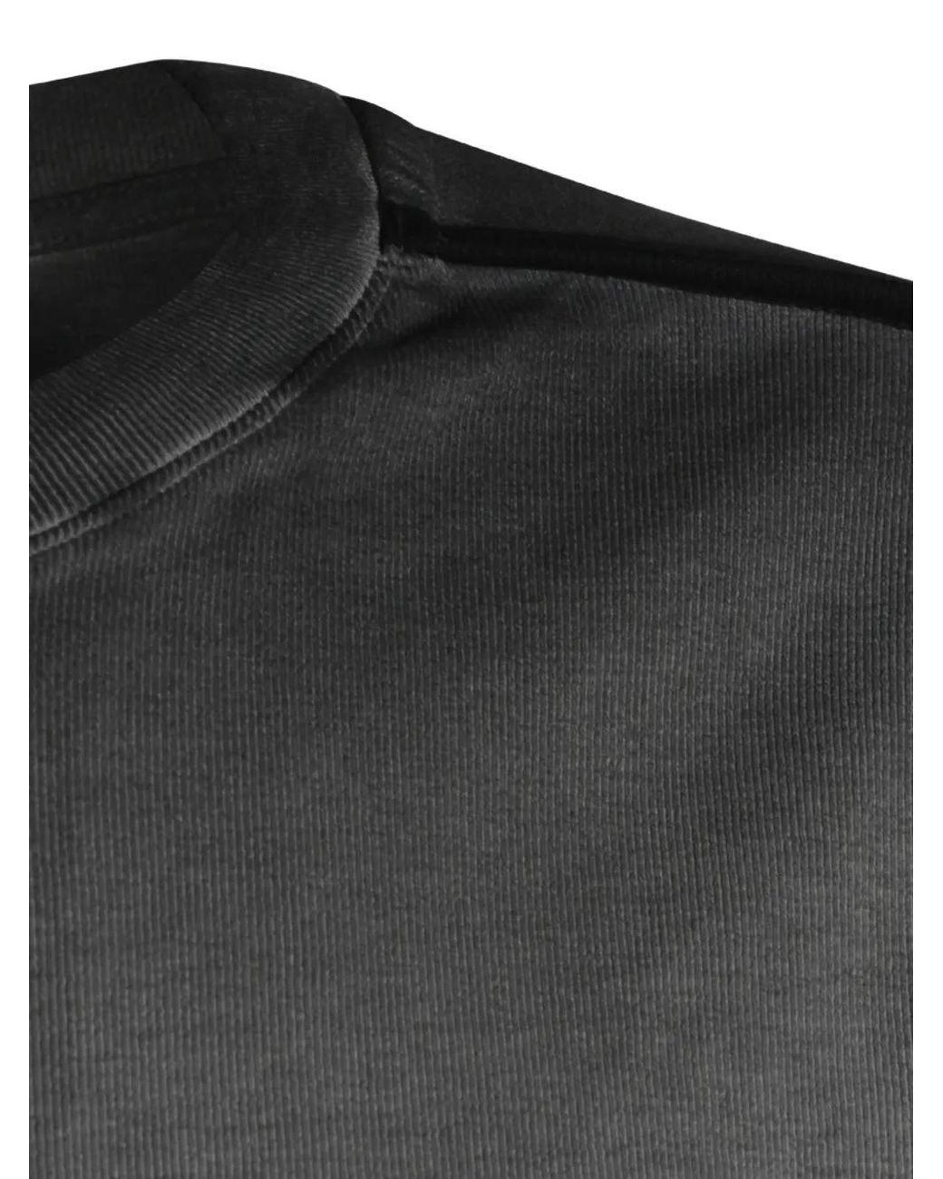 Thom Krom Gray T-Shirt À Bandes Contrastantes Et Manches Longues for men
