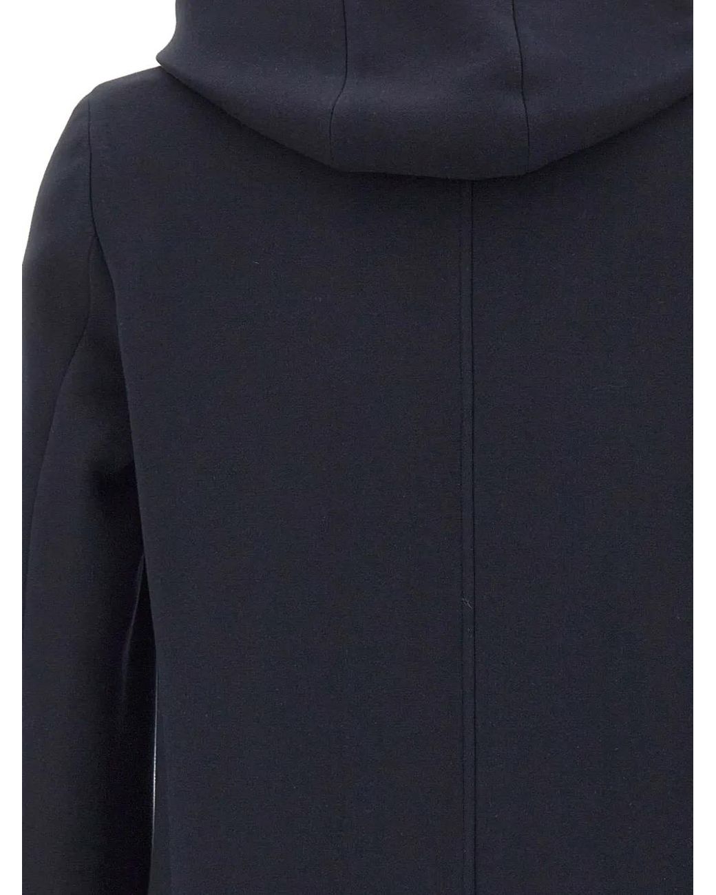 Manuel Ritz Blue Manteau À Lien De Resserrage for men