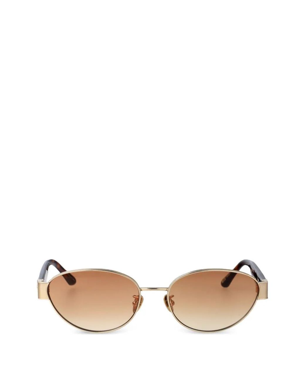 Linda Farrow Natural Sheri Oval-Frame Sunglasses for men