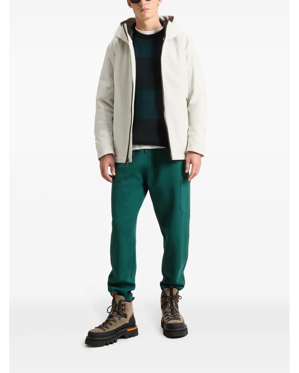 Woolrich White Pacific Soft Shell Jacket for men