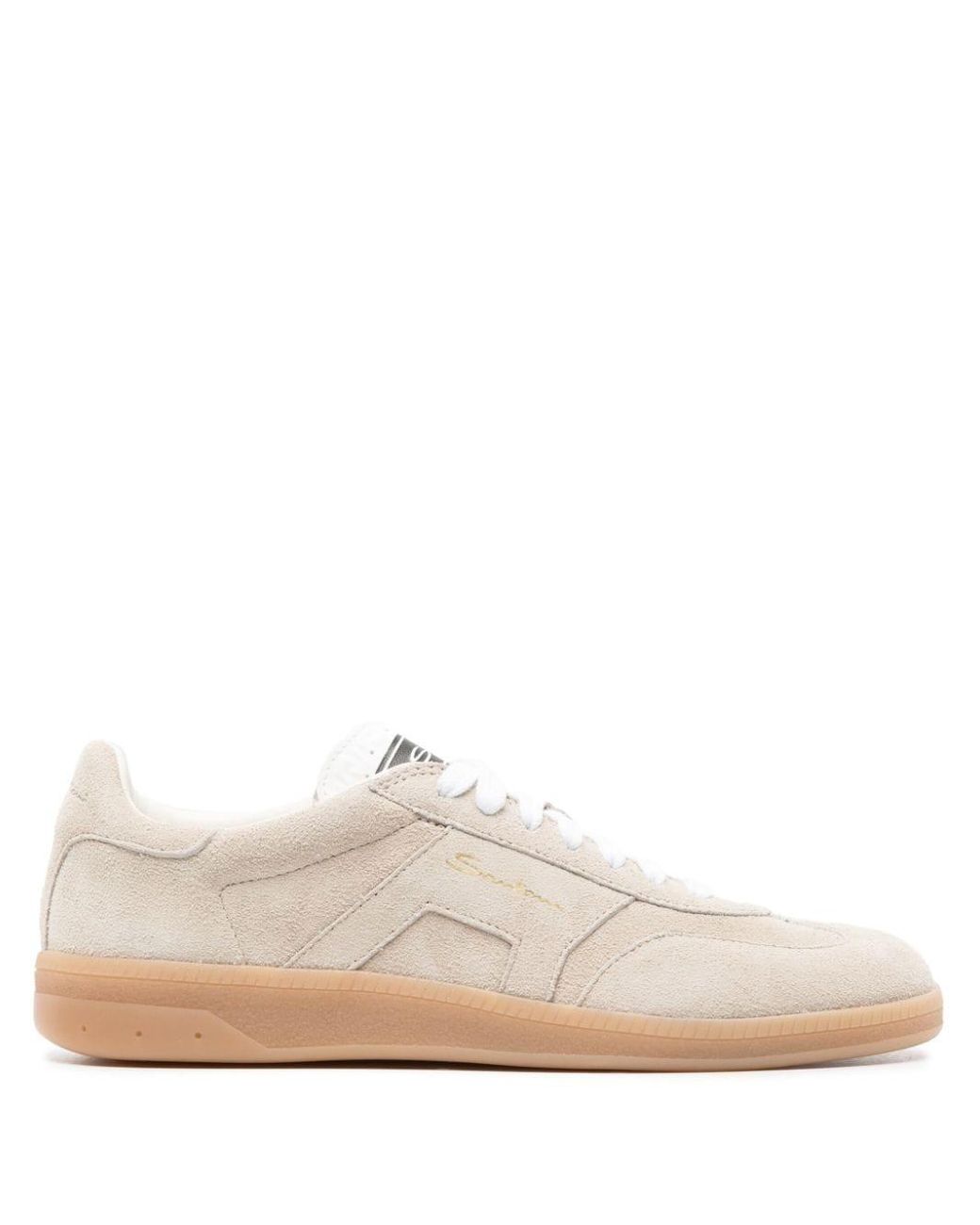 Santoni Dbs Oly スエード スニーカー ホワイト | Lyst