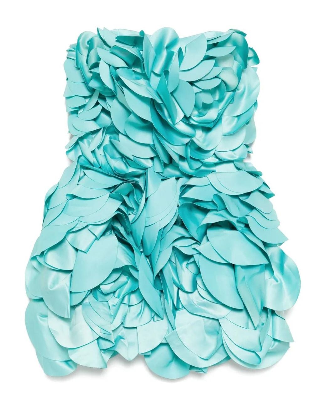 Saiid Kobeisy Blue Floral Mini Dress