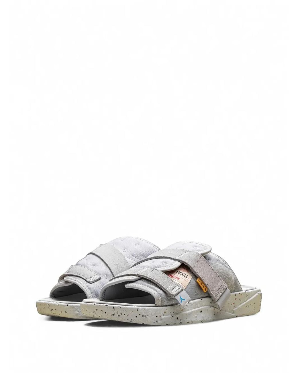 Nike White X Union Crater Slides for men