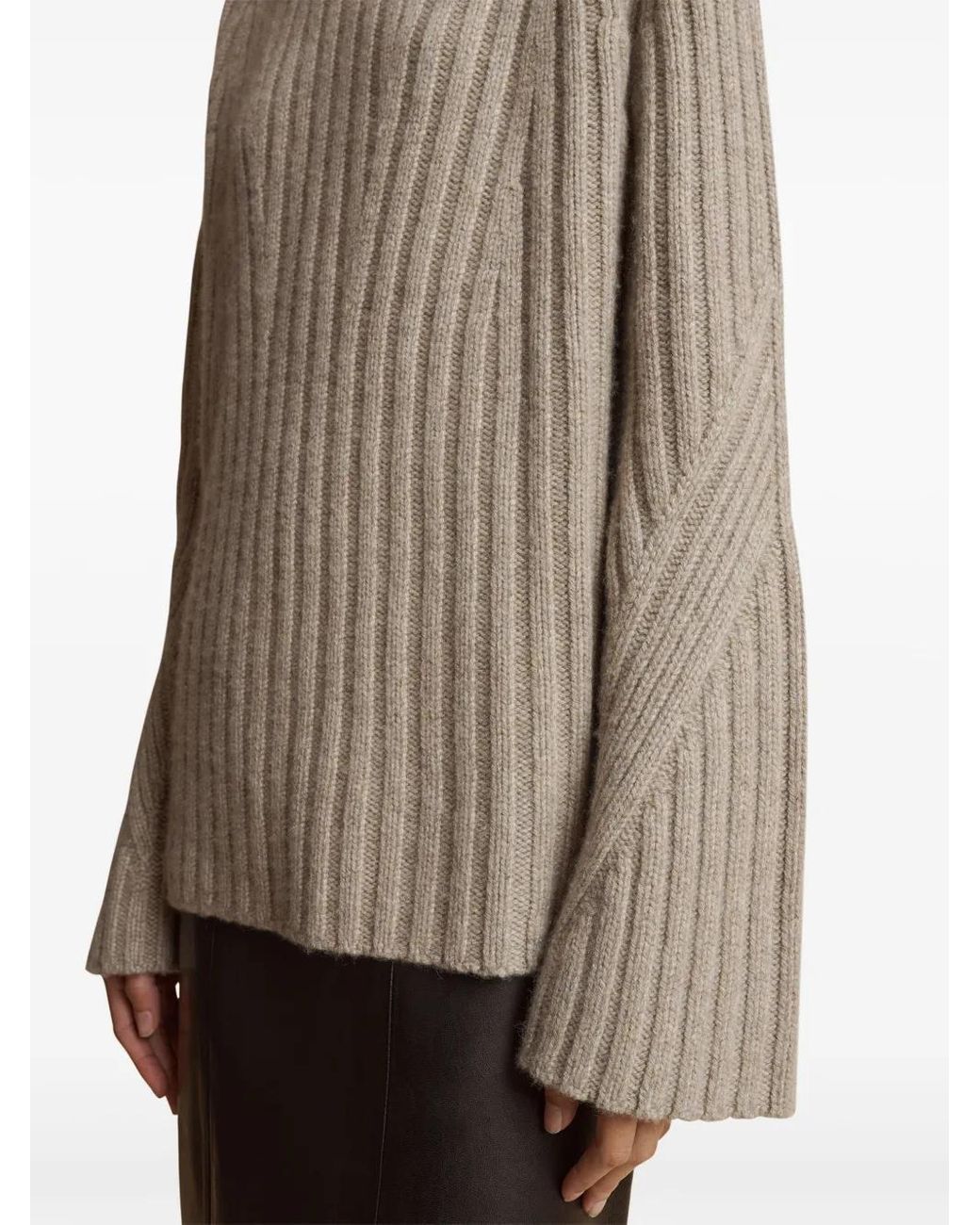 Khaite Brown The Cashmere Calvin Sweater