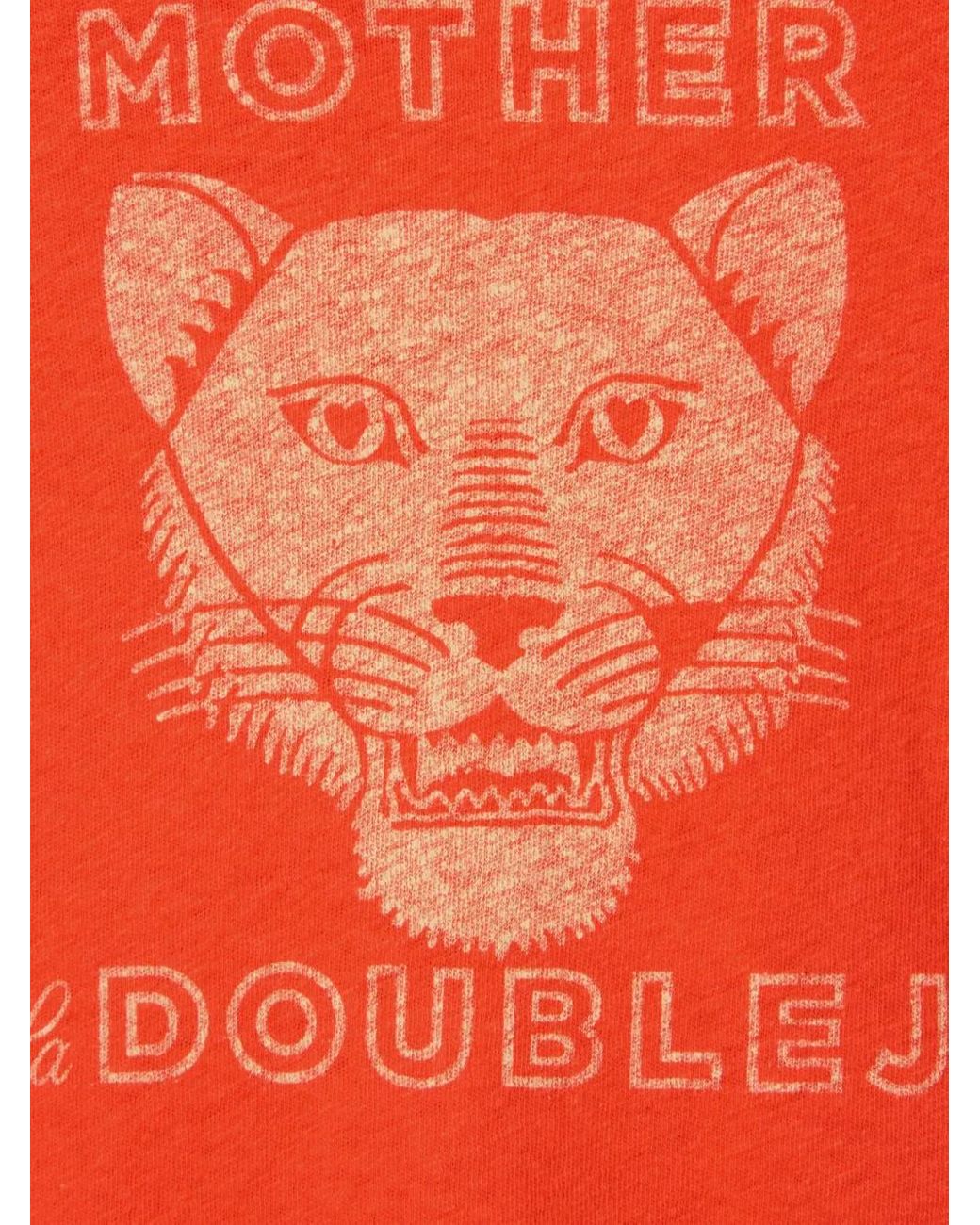 LaDoubleJ Orange X Mother T-Shirt The Sinful