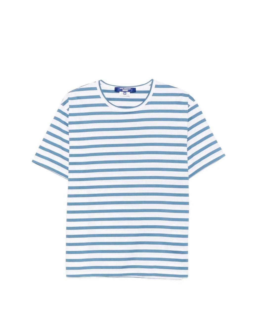 Junya Watanabe Blue T-Shirt À Rayures for men