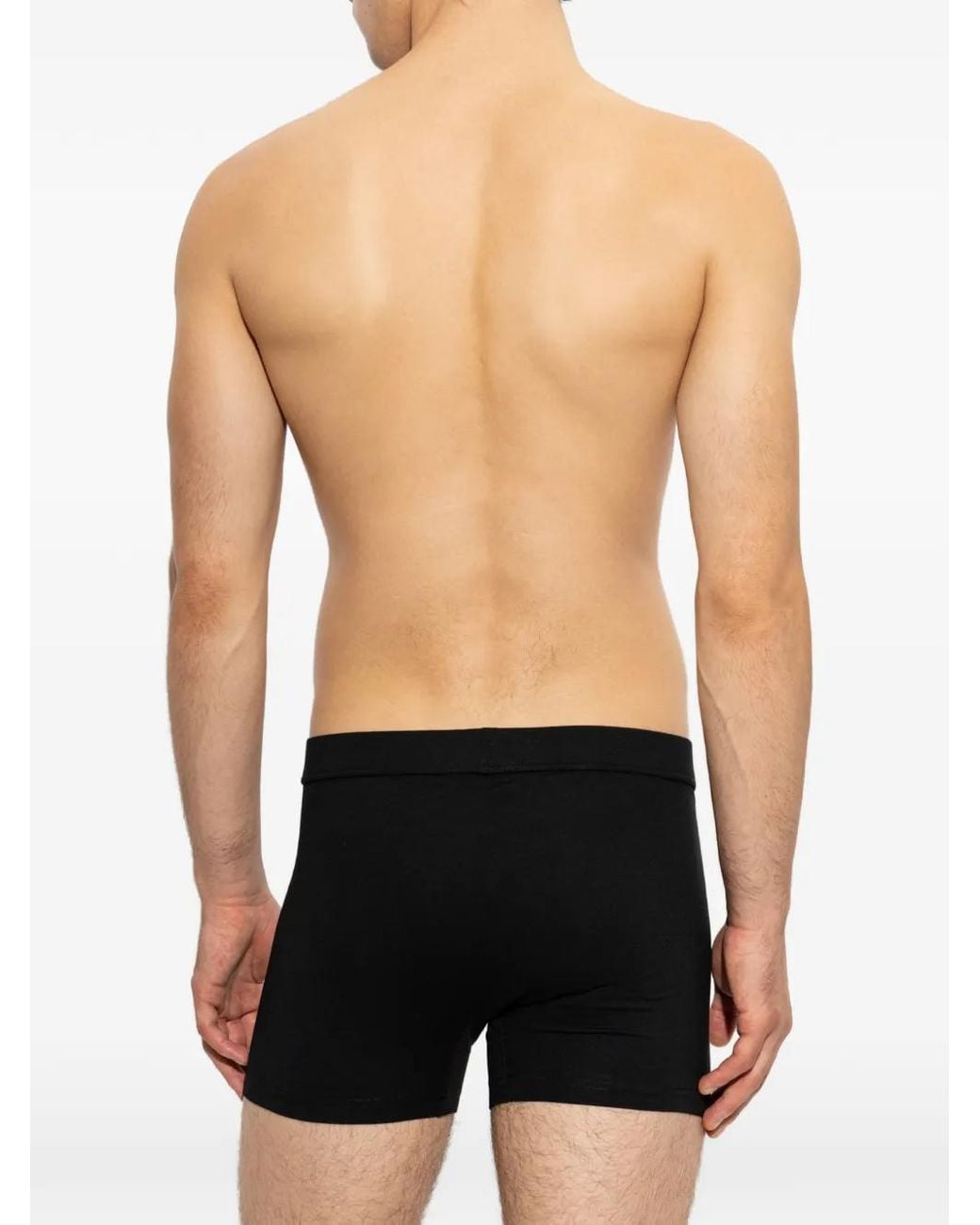 DSquared² Black Logo-Patch Boxers for men