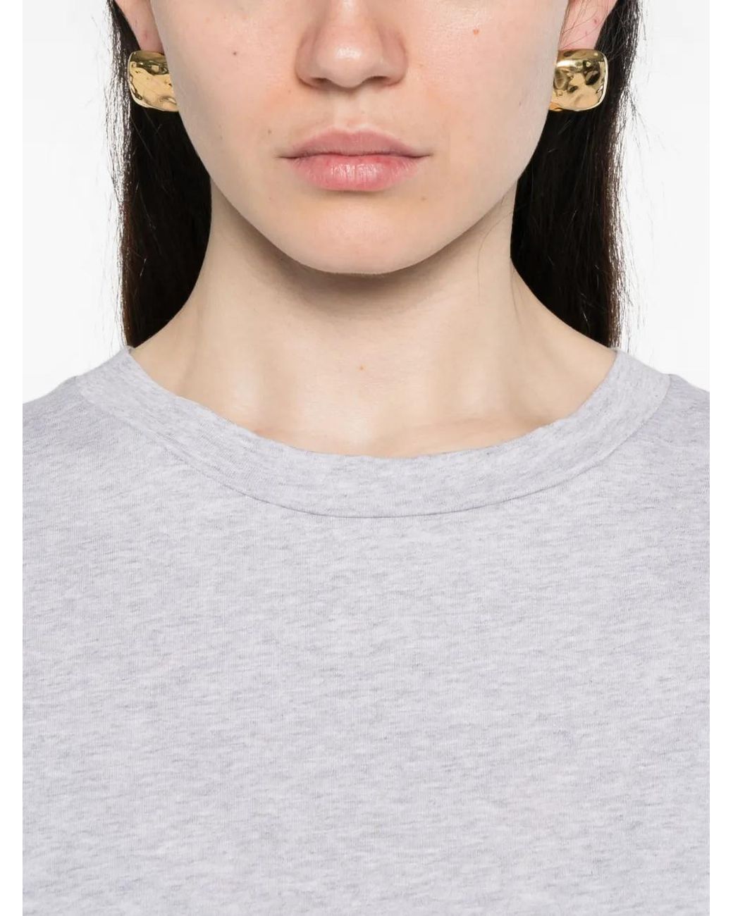 Aragona White T-Shirt mit lockerem Schnitt