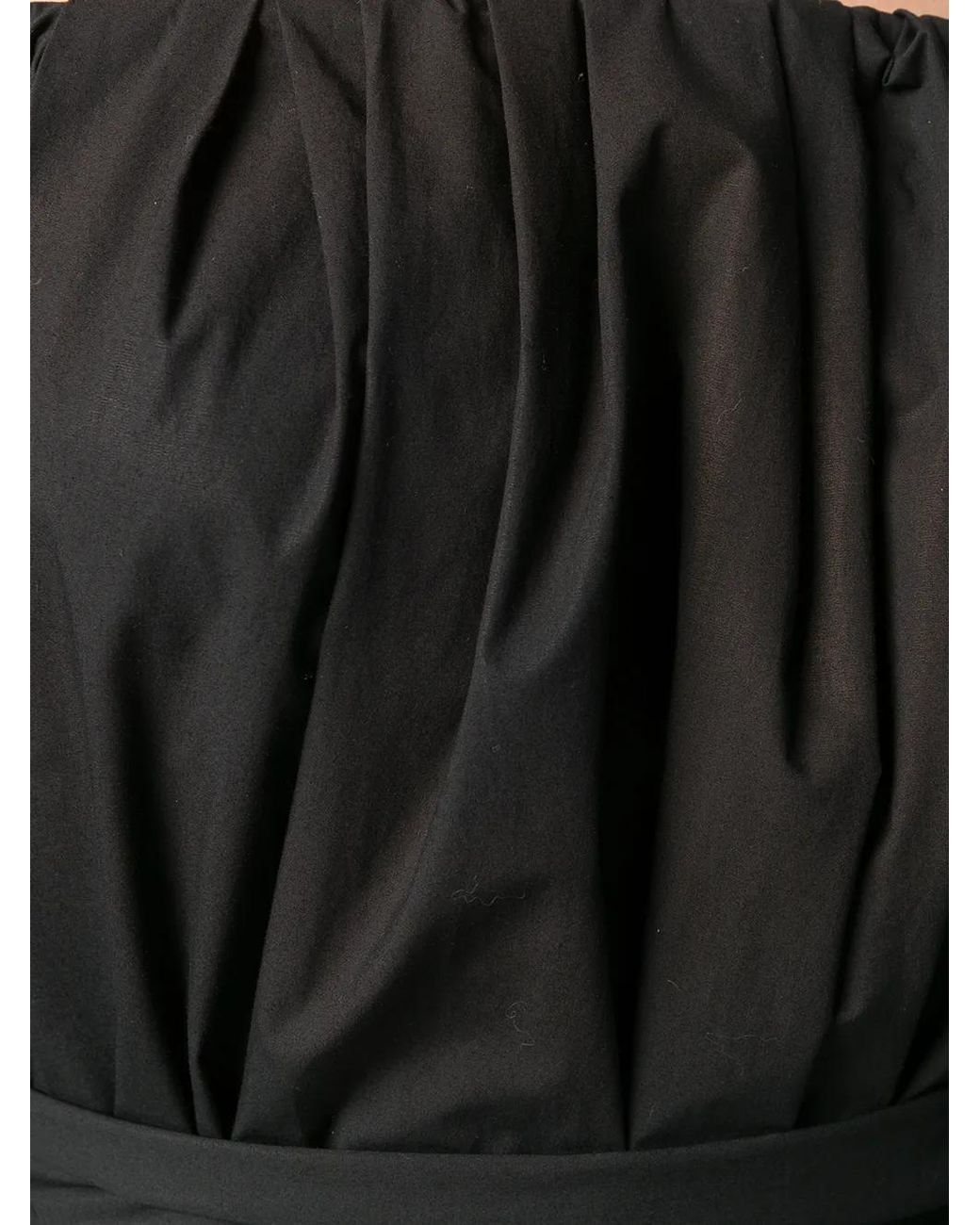 Philosophy Di Lorenzo Serafini Black Off Shoulder Belted Dress