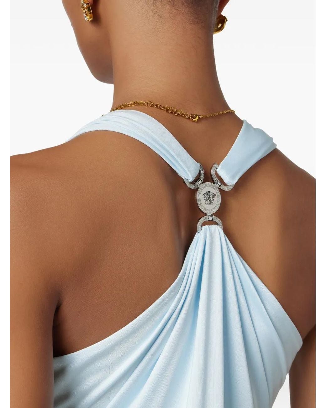 Party Dresses Versace en coloris Blue