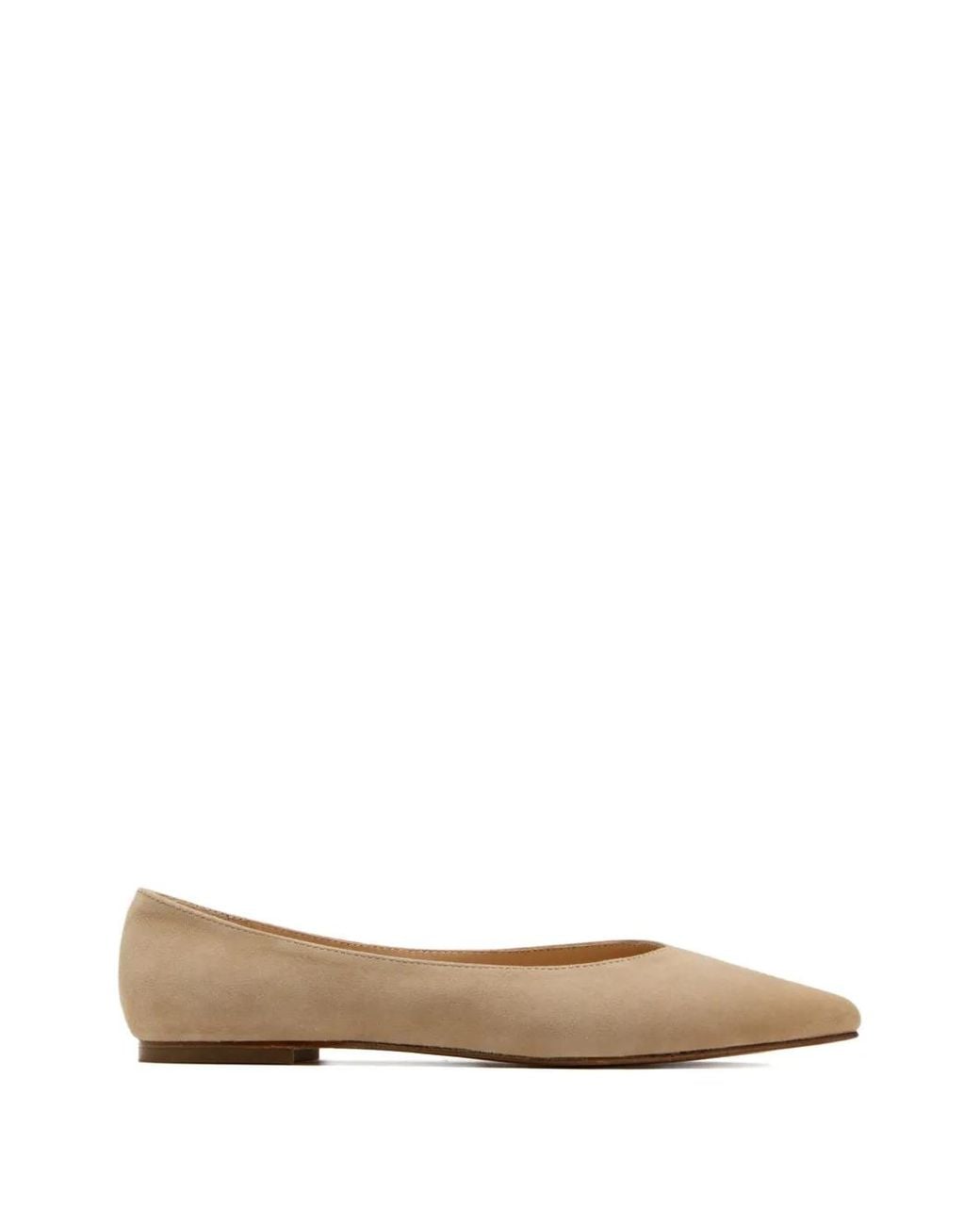 House Of Ballerinas White Michelle Pointed Ballet Flats