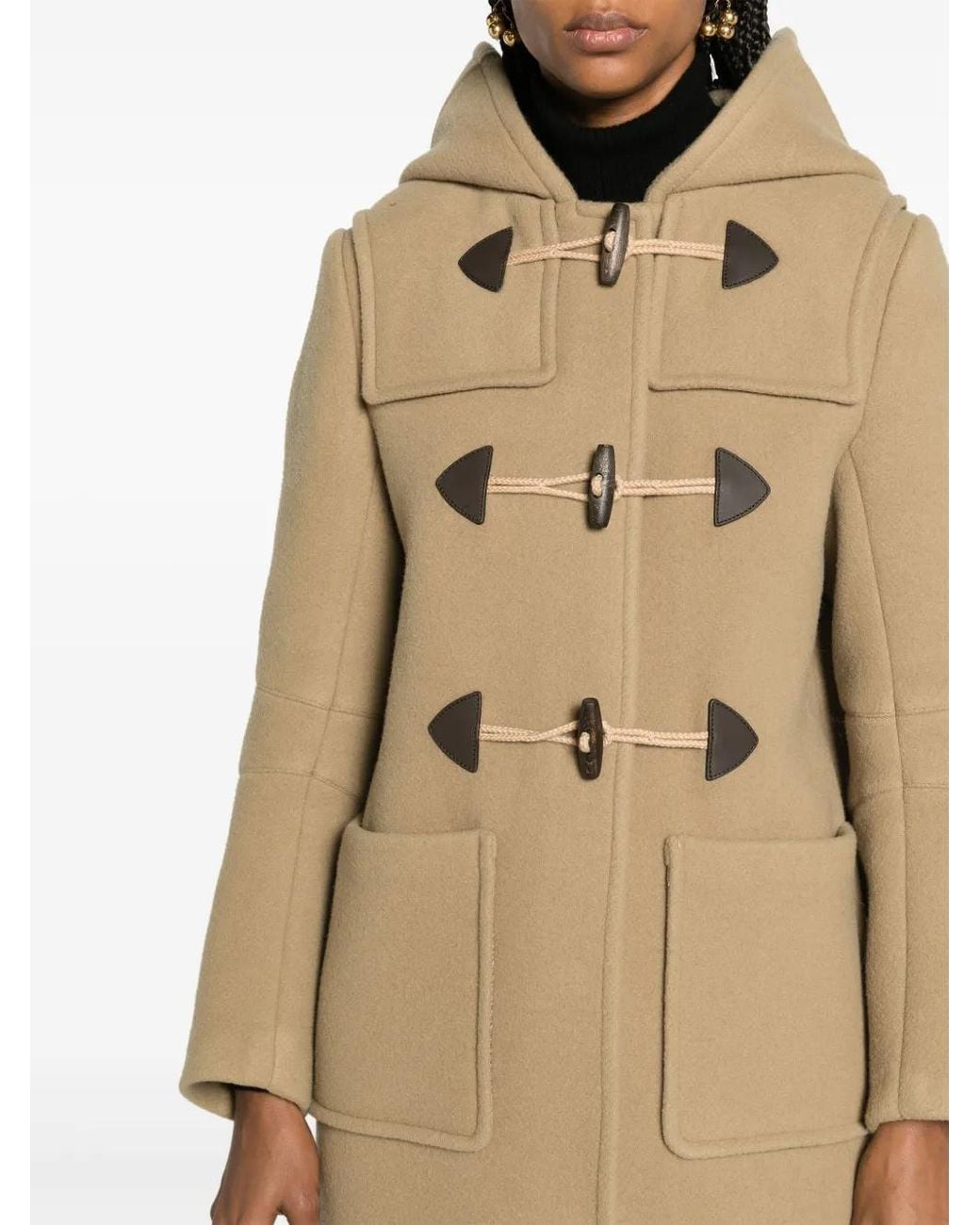 Prada Parka Met Capuchon in het Natural