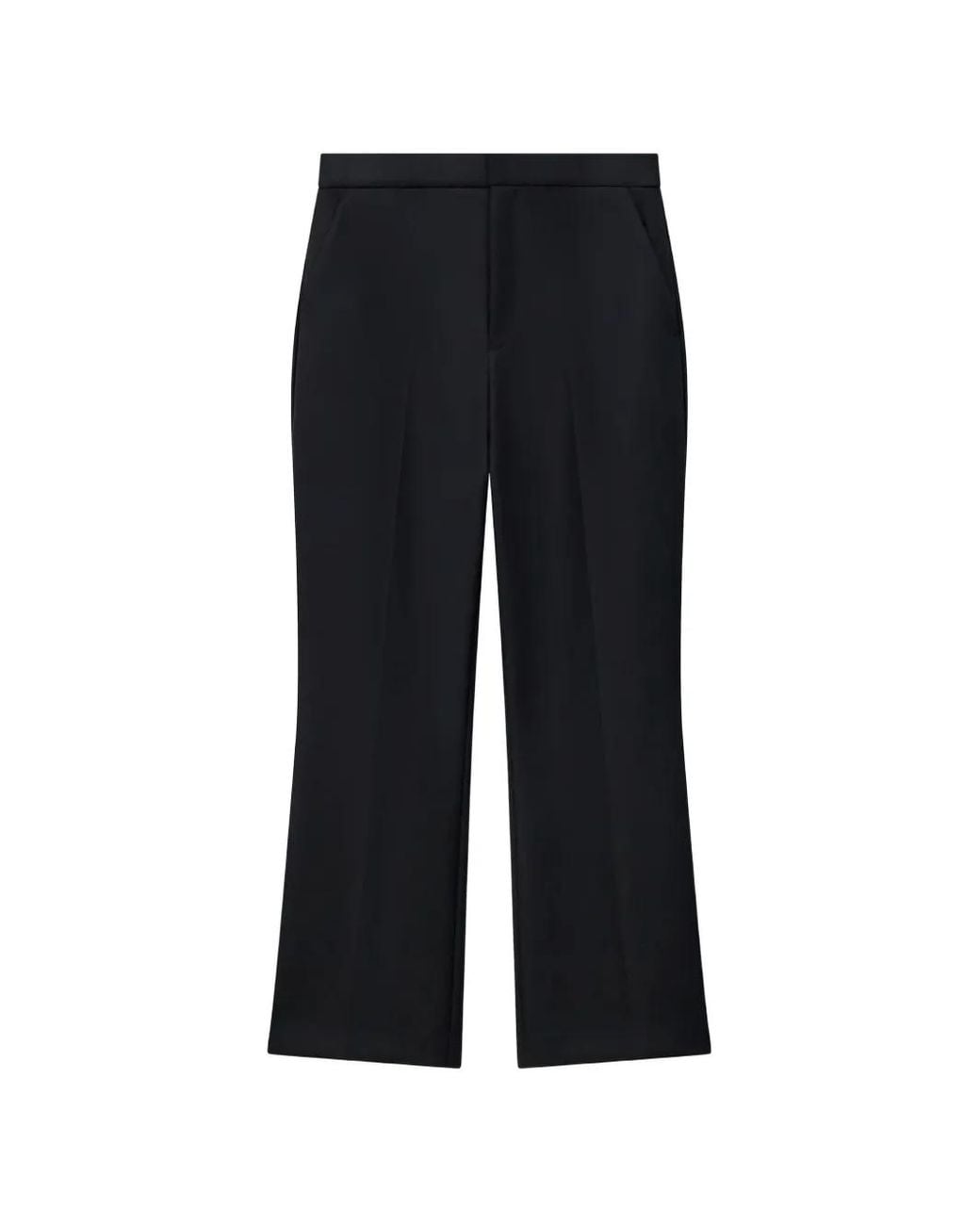 A.L.C. Black Cropped Sophie Stretch Trousers