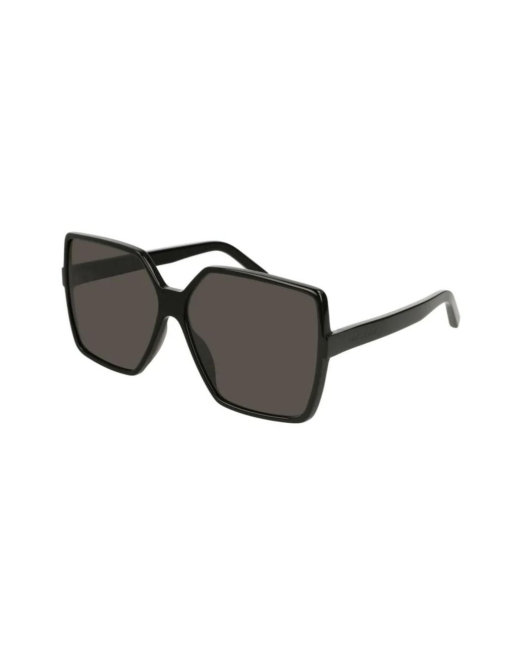 Saint Laurent Brown Square-Frame Sunglasses