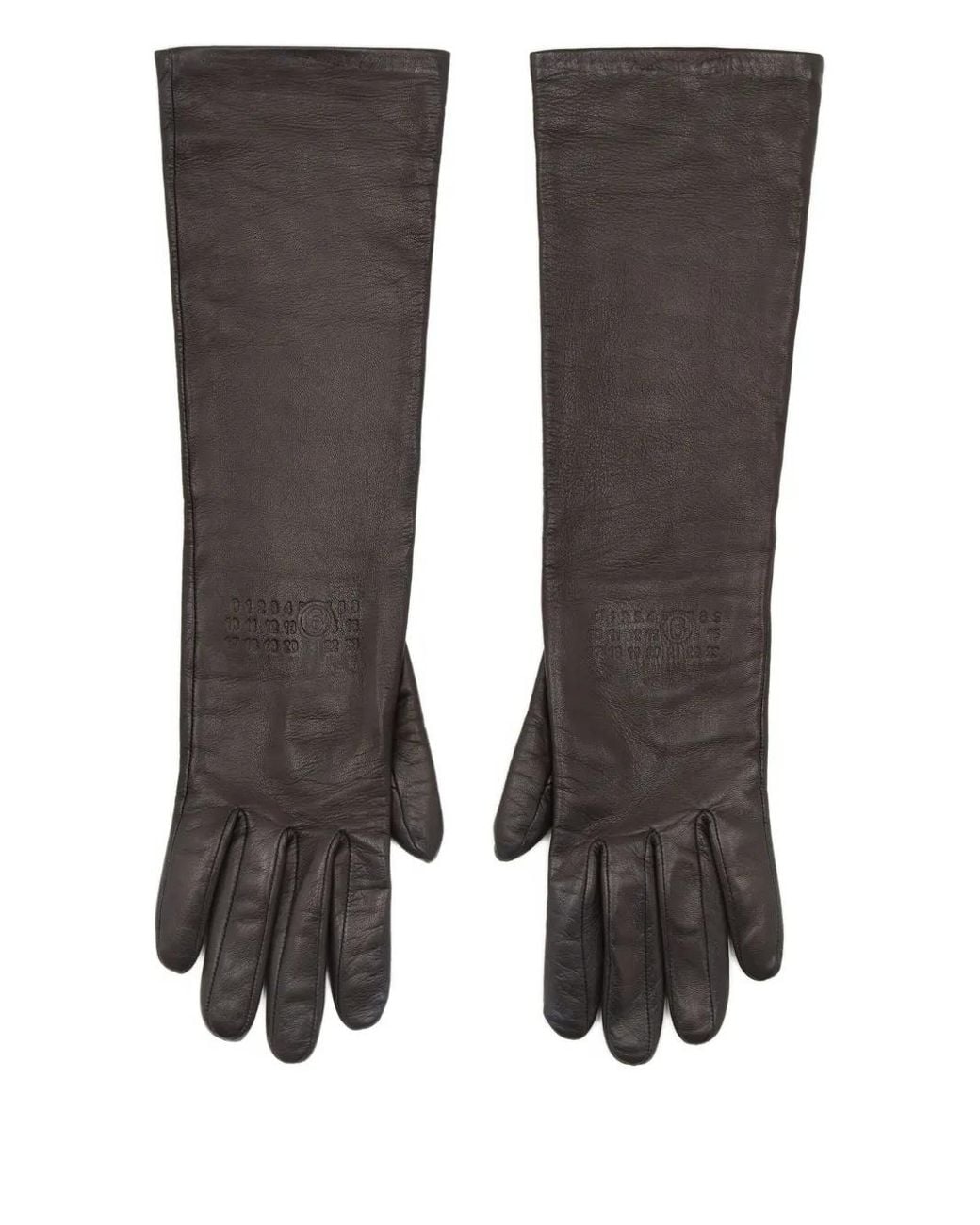 MM6 by Maison Margiela Brown Gloves Accessories