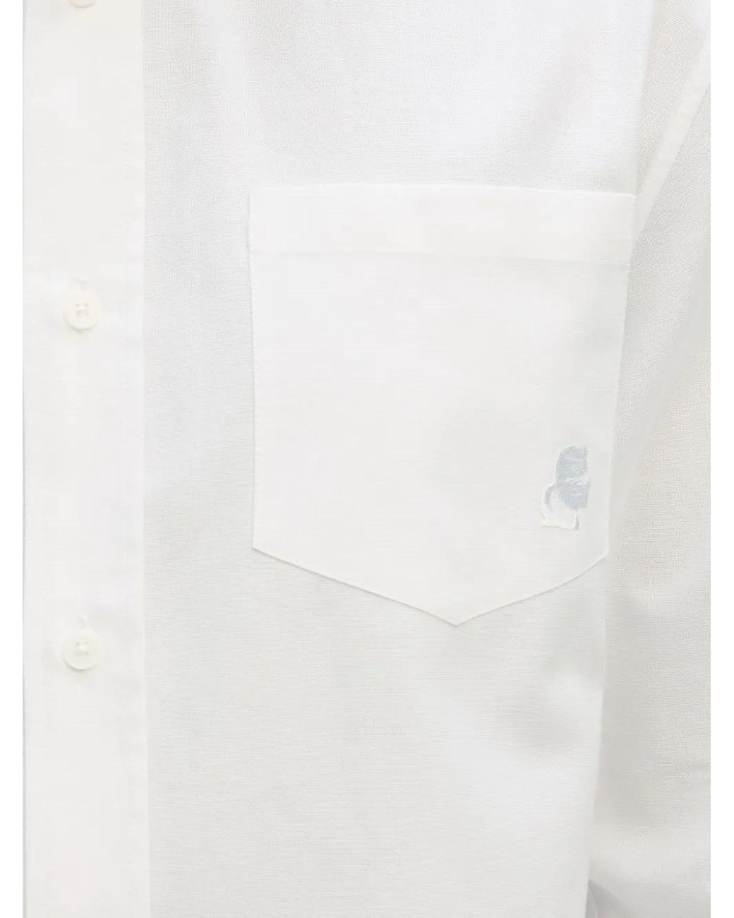 Karl Lagerfeld White Kameo Shirt for men
