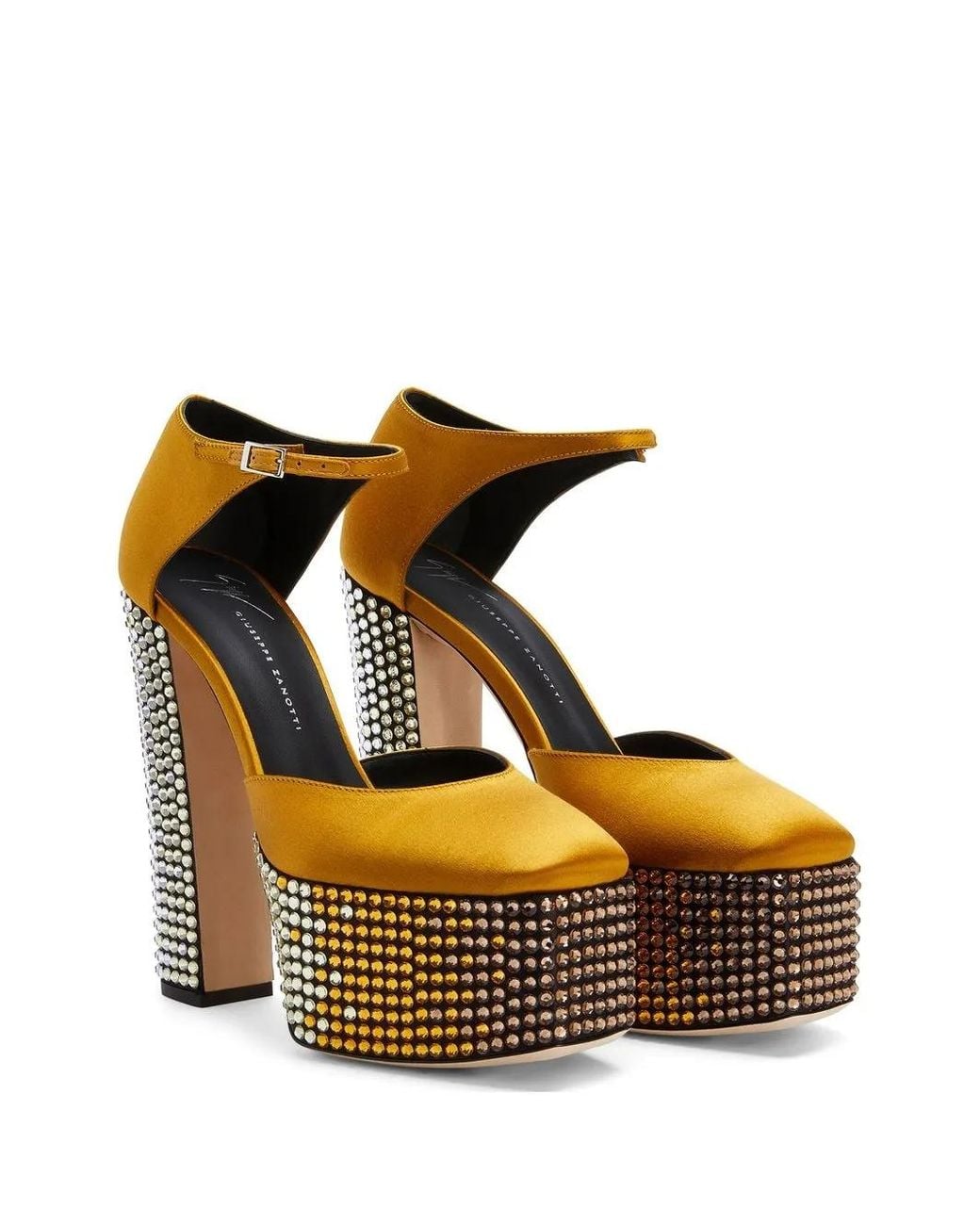 Giuseppe Zanotti Metallic Bebe Strass