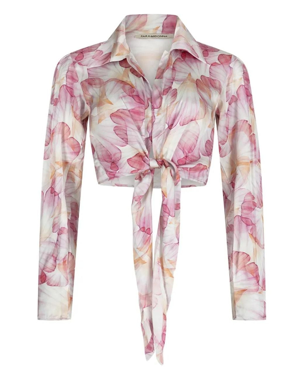 Paramidonna Pink Bloom Beach Shirt