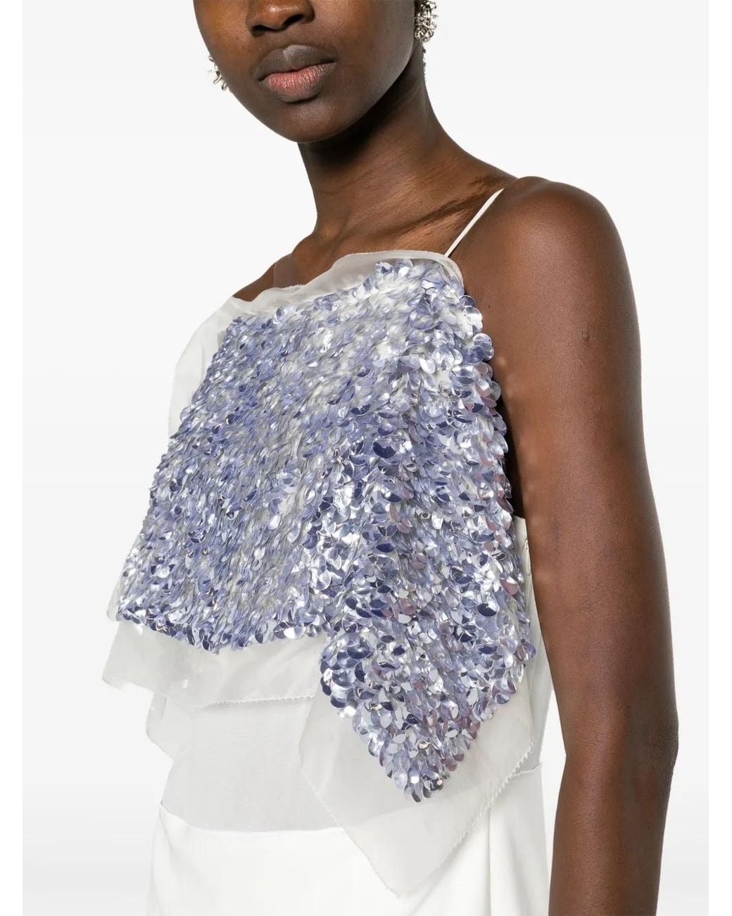 Proenza Schouler White Zaha Layered Midi Dress