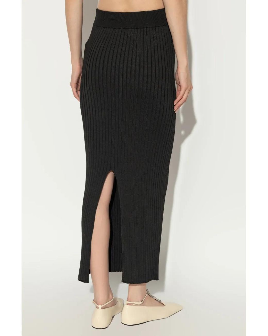Jil Sander Black Sophisticated Tube Skirt For The Modern
