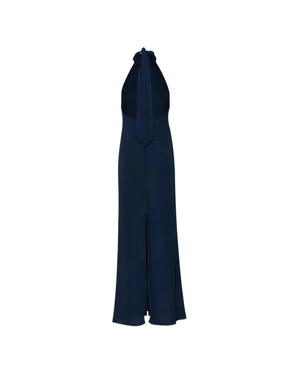 Baobab Blue Sequin-Embellished Ruffled Maxi Dress