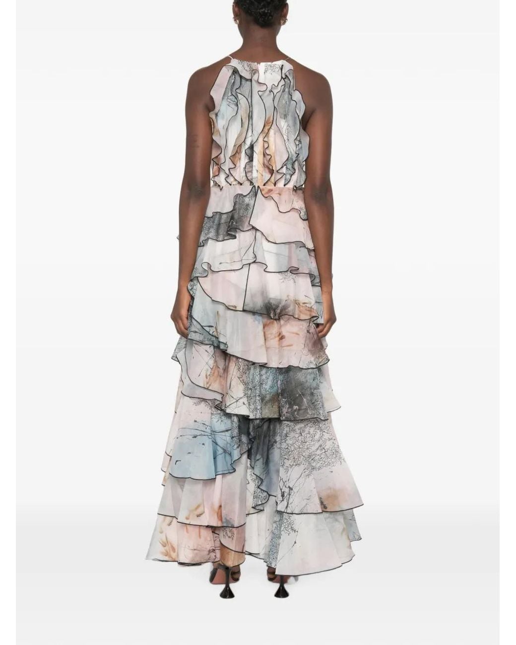 Aje. White Cleo Gown