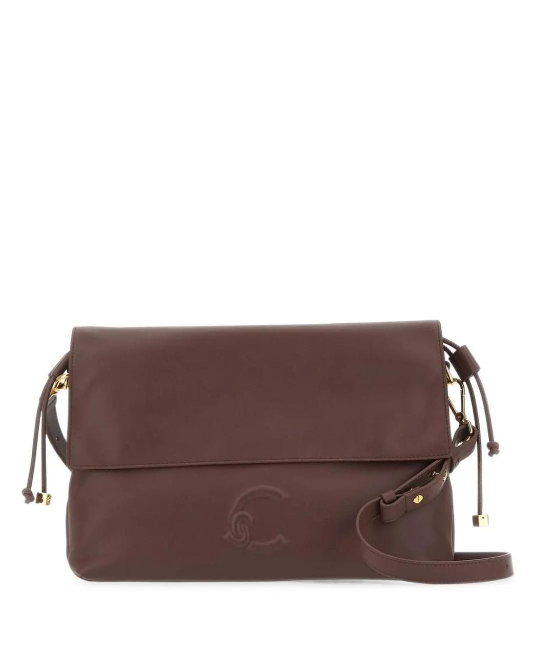 Coccinelle Brown Lidia Small Leather Shoulder Bag