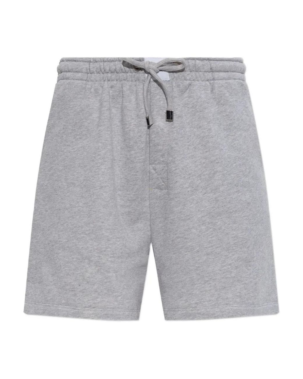 The Attico Gray Drawstring Shorts