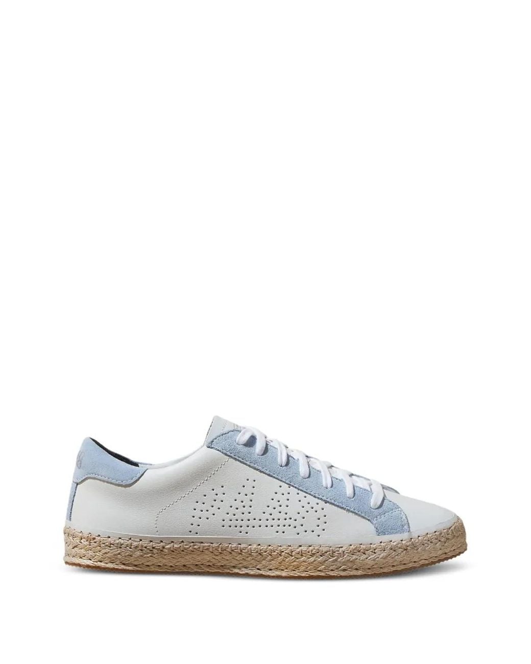 P448 White John Corda Port Espadrille-Sole Sneakers for men