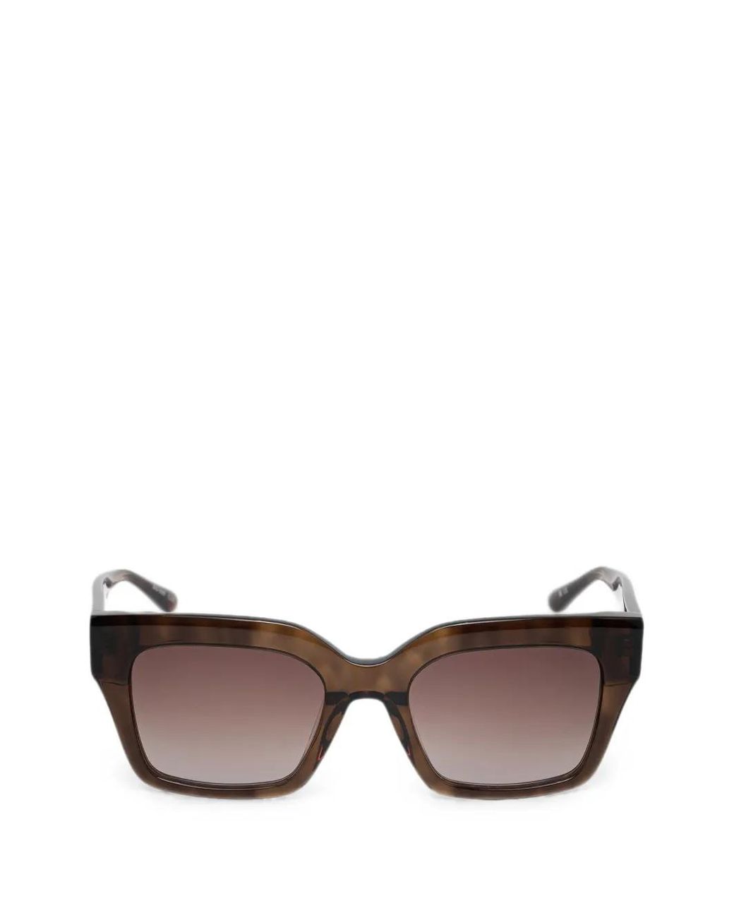 Barbour Brown Square-Frame Sunglasses
