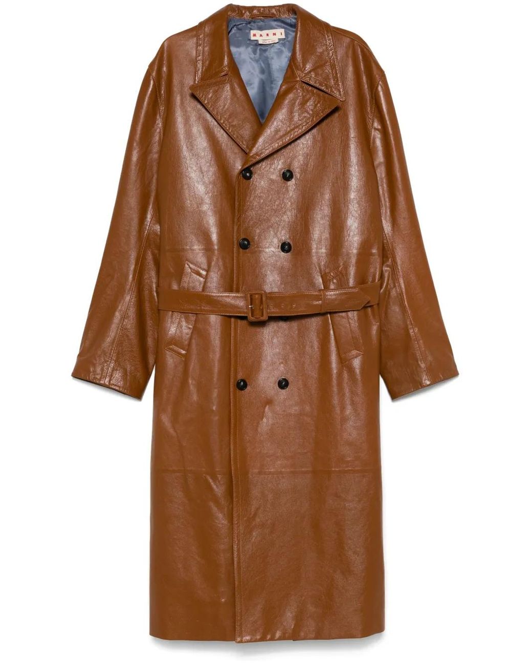 Abrigo Shiny Marni de hombre de color Brown