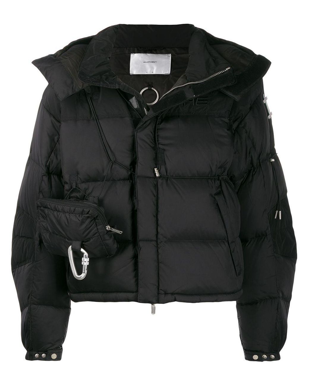 HELIOT EMIL Belt Bag Puffer Jacket in Black for Men Lyst