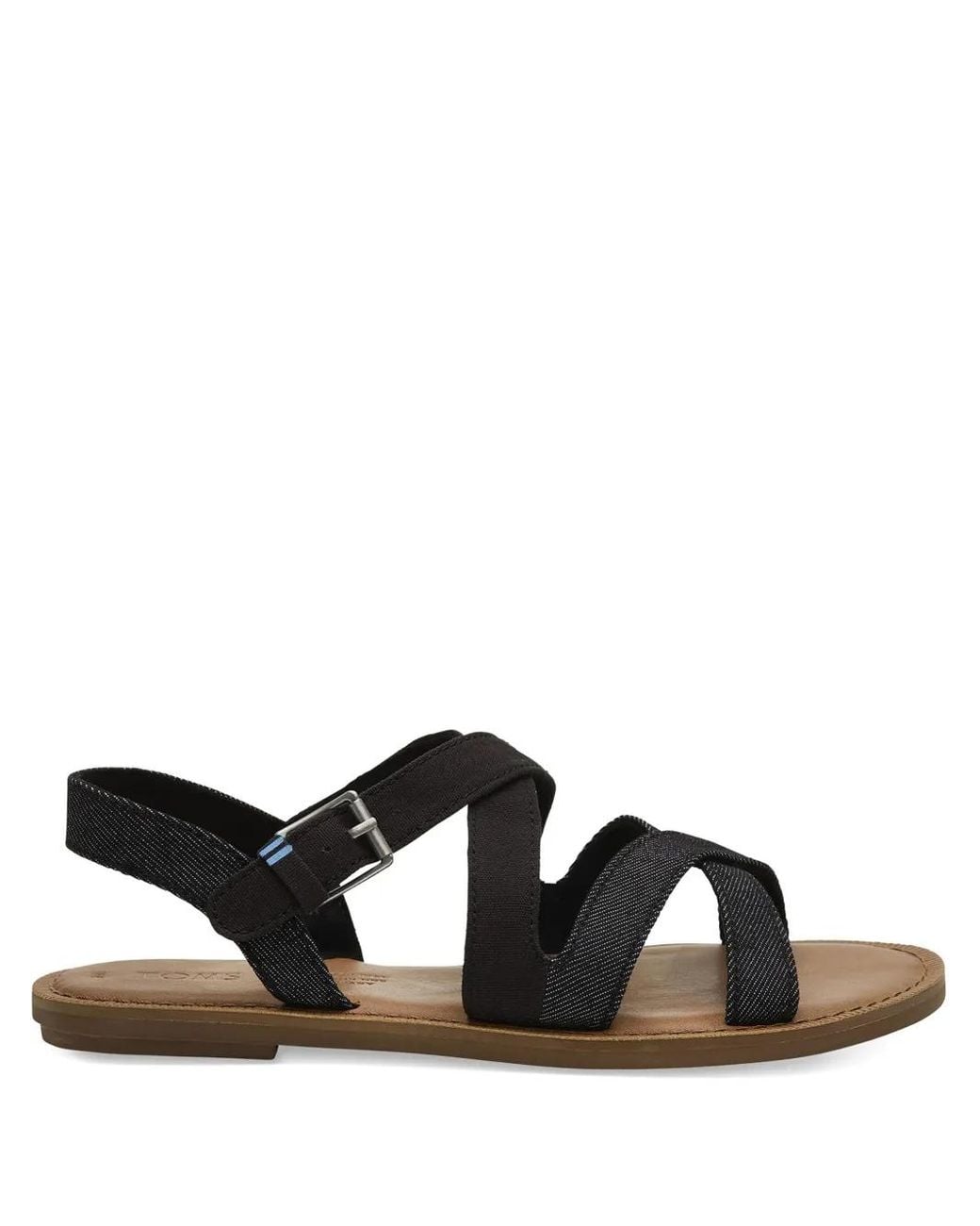 TOMS Black Sicily Sandals