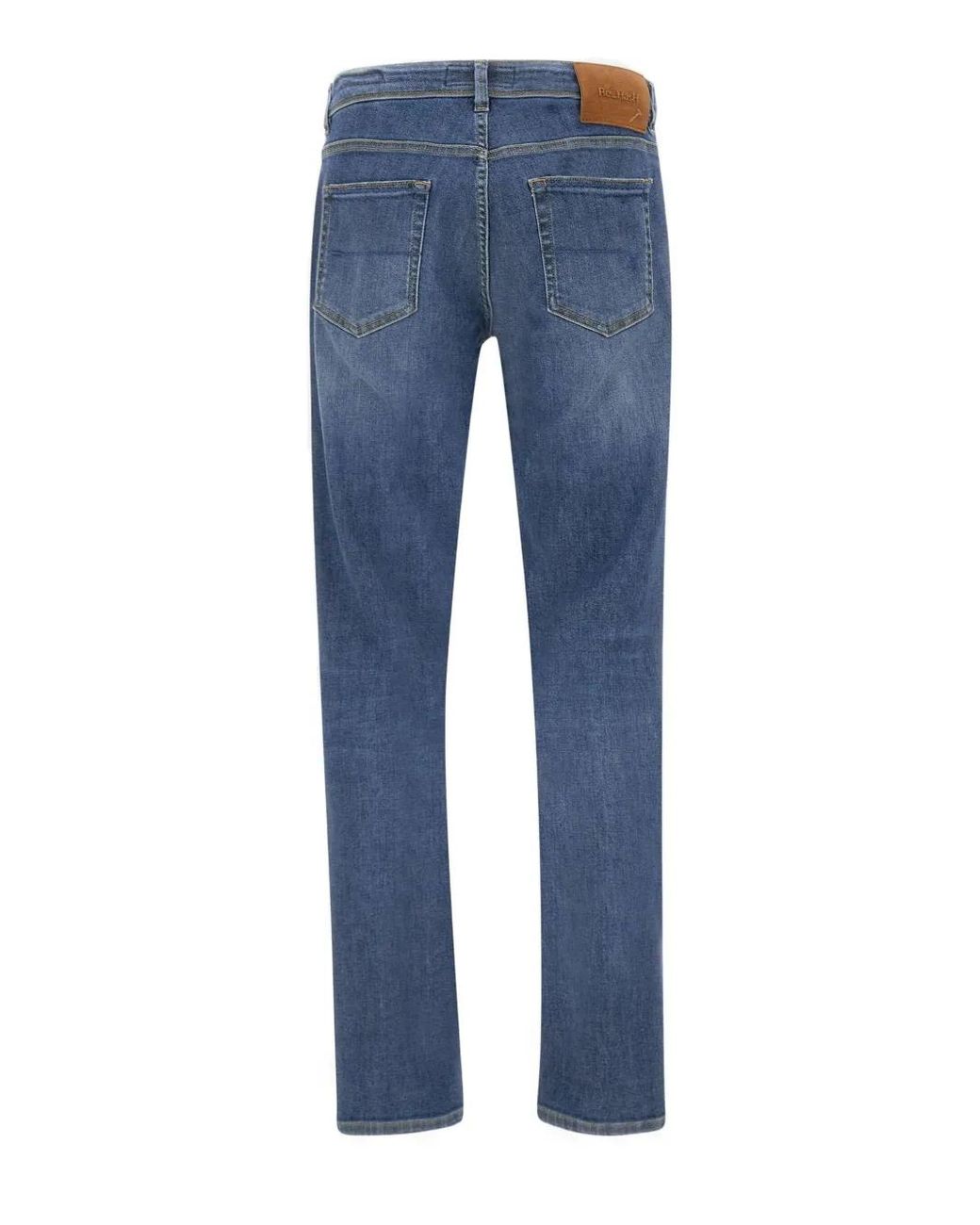 Re-hash Blue Rubens B Five-Pockets Jeans for men