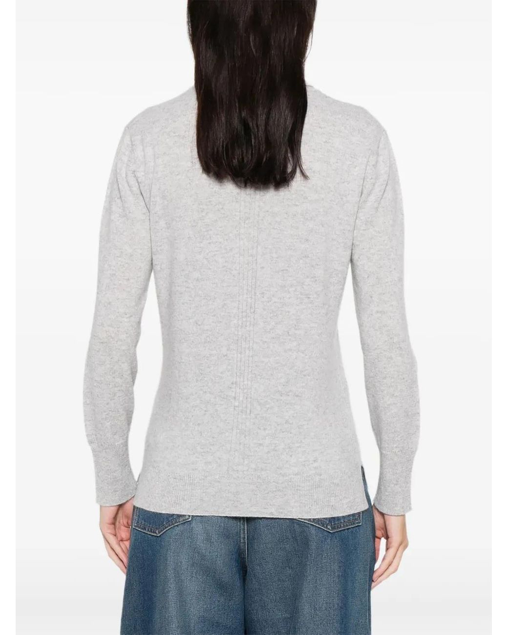 Purotatto White Roll-Neck Sweater