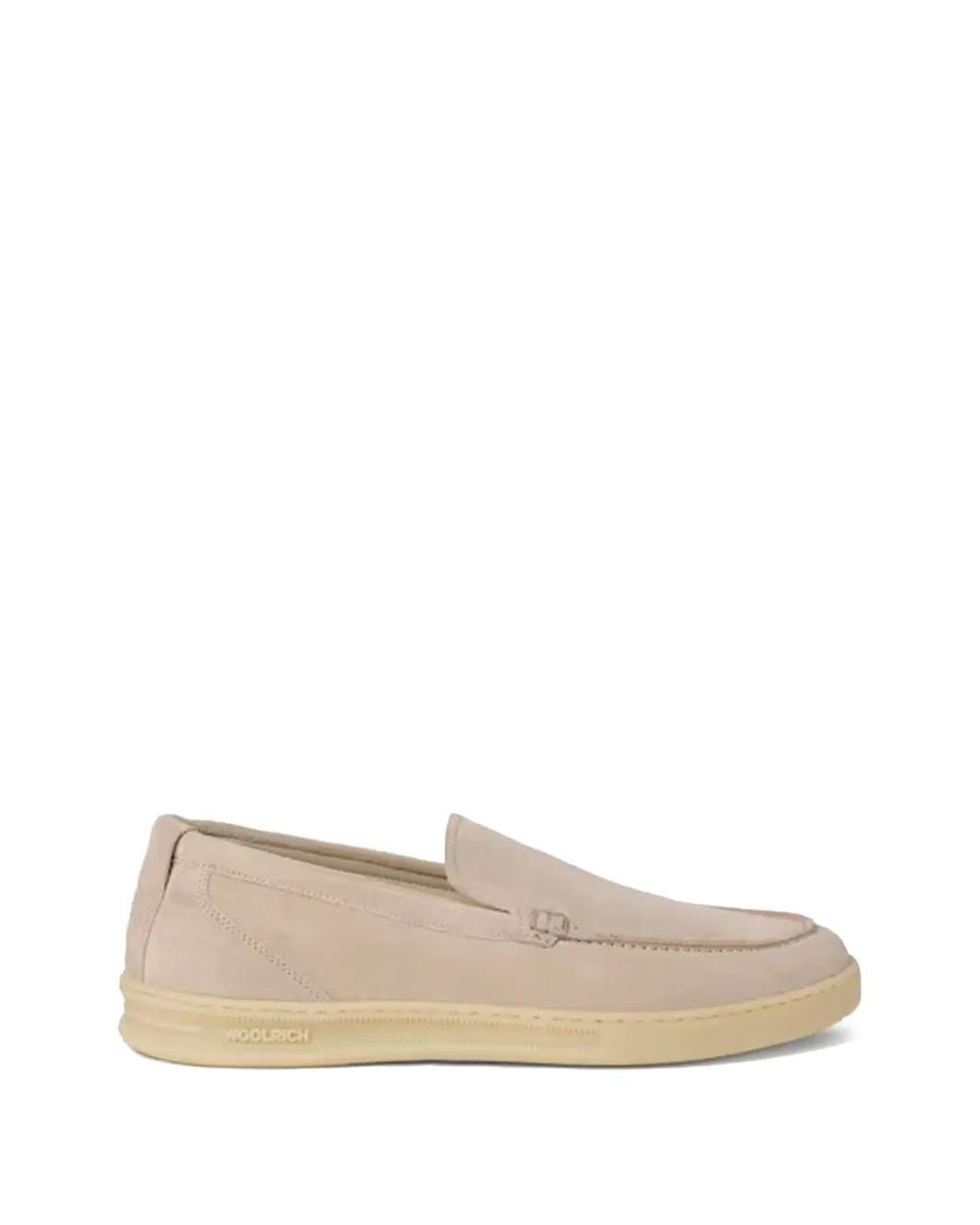 Woolrich Natural Mocassins En Daim for men