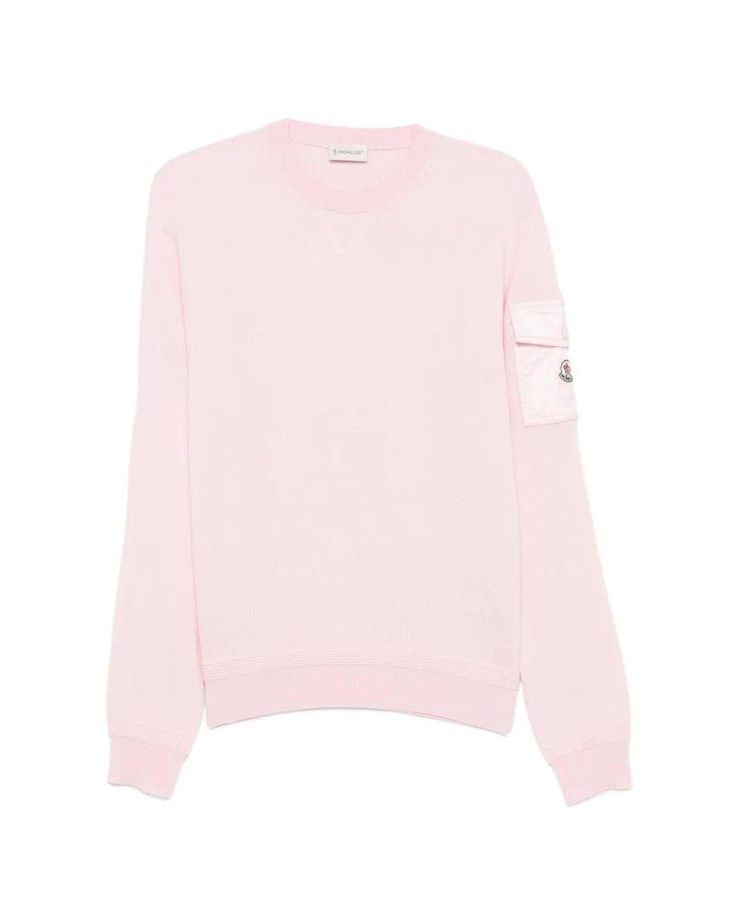 Moncler Klassischer Pullover in Pink für Herren